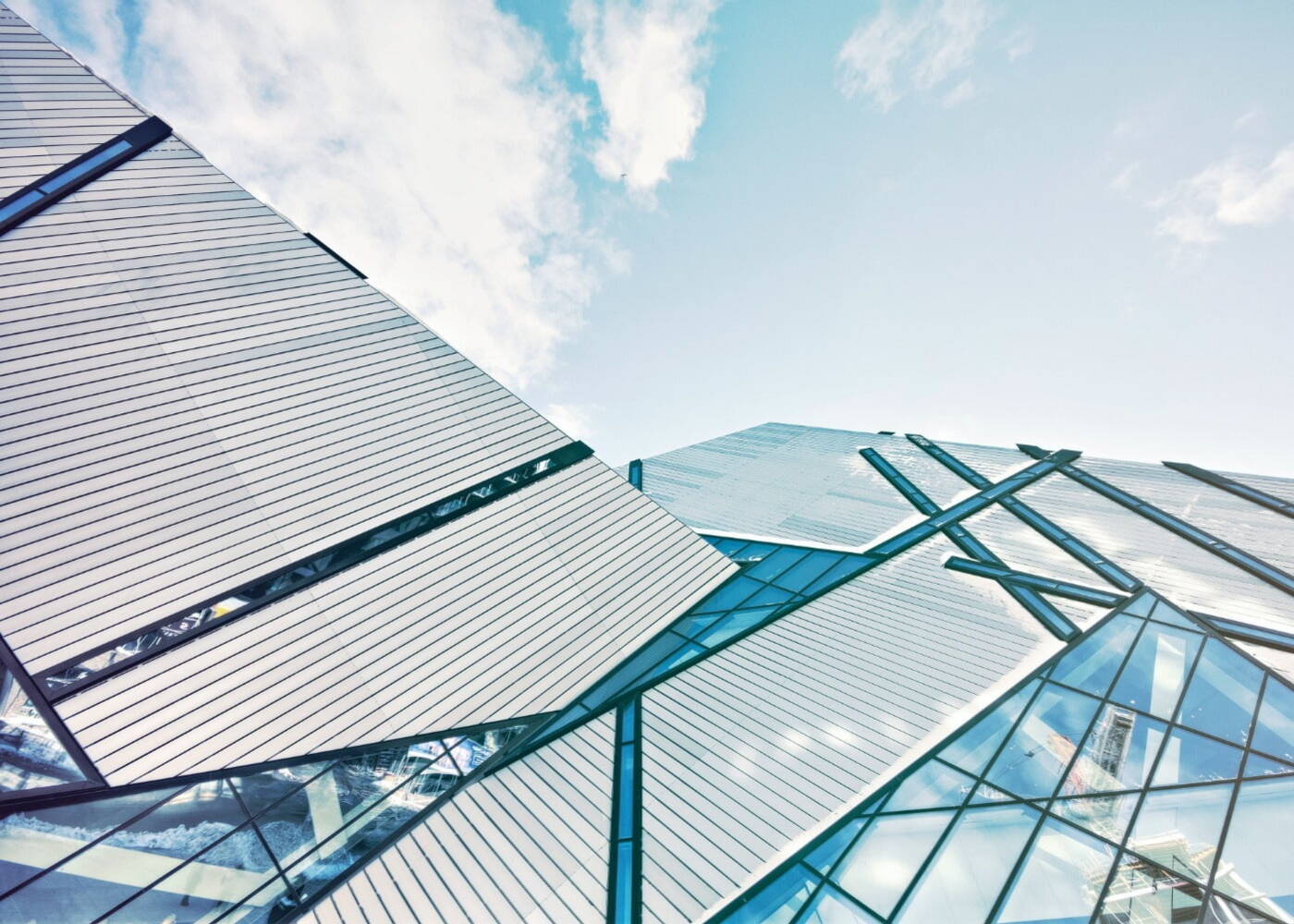 Architectural building with blue sky in the background 